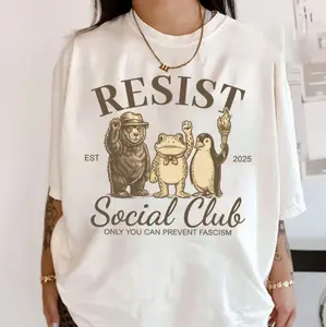 Resi Portland Frog Social Club Shirt, FDT Social Club Shirt, Frog Protest Rage Against The Machine Tee, Anti Fascism Shirt For Activists