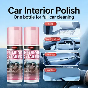 1/2/3Pack Car Interior Detailer - Car Interior Detailer and Protectant, Plastic, Rubber, Leather Cleaner for Car lnteriors & Exteriors, Quick Detailer, Automotive Care, Durable Protection Glossy, 100ML car cleaning kit