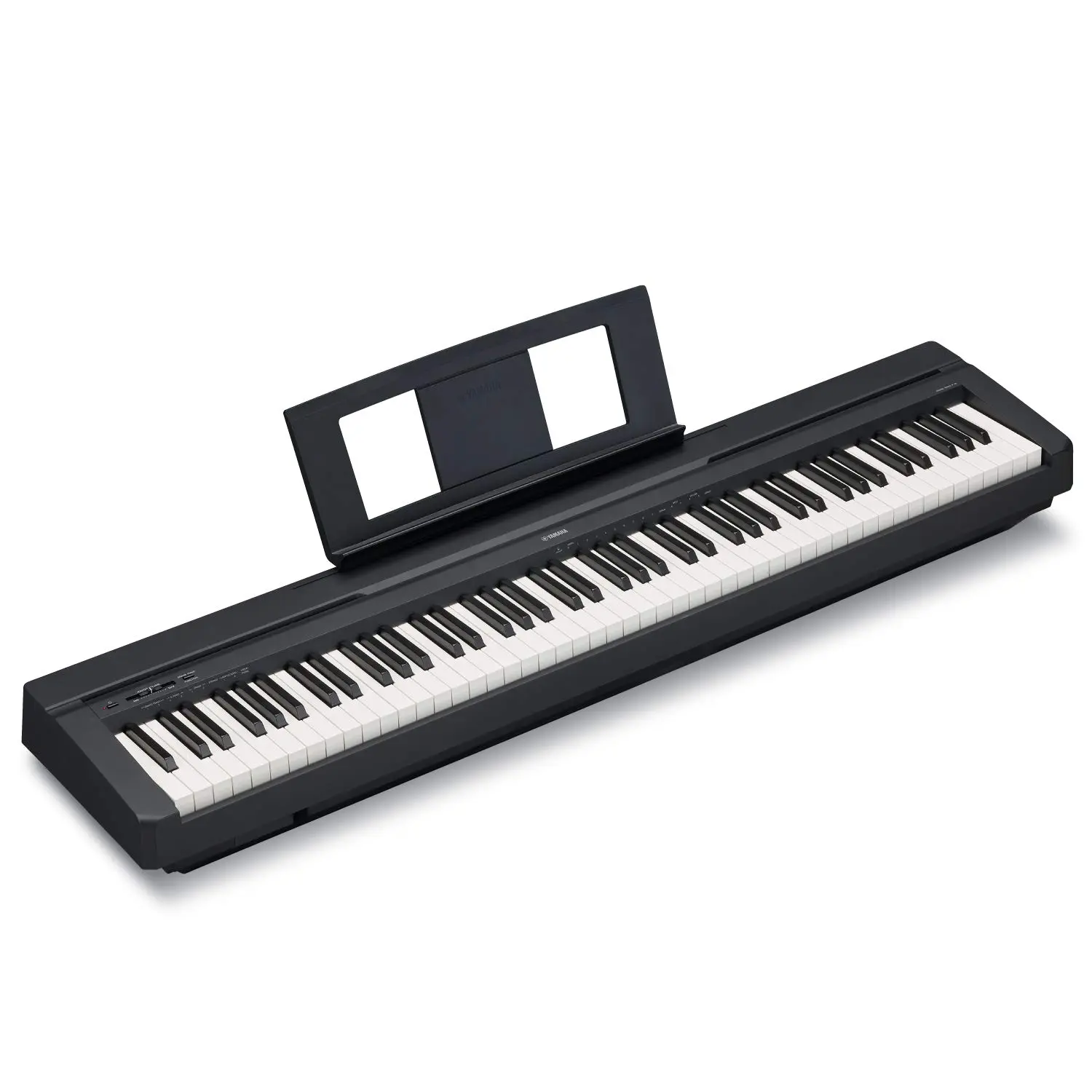 Yamaha 88-Key Weighted Portable Digital Piano Keyboard with Music Rest, Sustain Foot Switch, Built-in Speakers, USB Connectivity, Black (P45B)