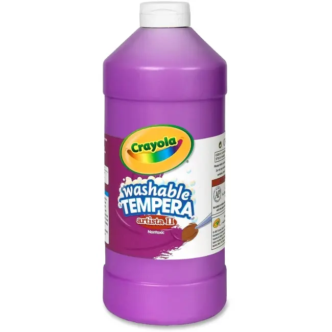 Crayola CYO543132040 32oz Washable Violet Plastic Squeeze Paint Bottle, Art Materials, Art School Supplies, Office Craft Supplies for Computers & Office Equipment Ink & Toner Cartridges Category, Arts Crafts Supplies, Multipurpose Art Supplies