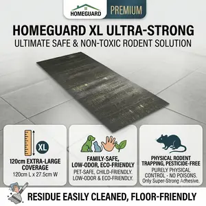 Upgraded Extra Large  Mouse Trap Mat, Heavy-Duty Adhesive Glue Trap, Effective Rodent Catcher, Suitable for Home, Kitchen, Warehouse & All Indoor Spaces