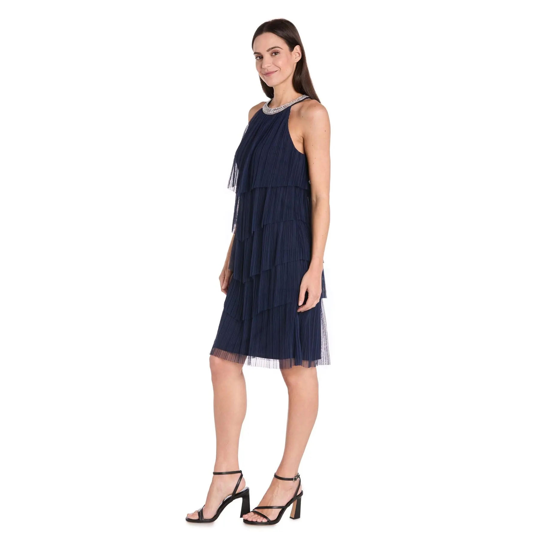 Radiant Ruffles Cocktail Dress - Petite