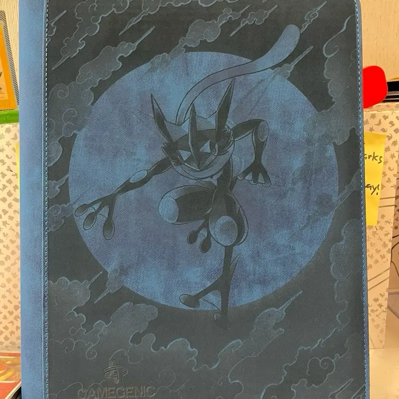Gamegenic LASER ENGRAVED GRENINJA Binder Holds 360 Sleeved Cards 9 Pocket Pages Side Loading Trading Card Album - TikTok Shop Gamegenic LASER ENGRAVED GRENINJA Binder Holds 360 Sleeved Cards 9 Pocket Pages Side Loading Trading Card Album - TikTok Shop