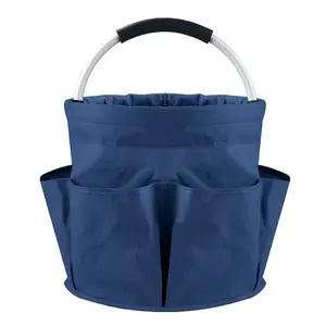 1 Pc Foldable Storage Basket – Portable organizer with handles and multi-pocket design. Ideal for picnic supplies, laundry, camping and travel toiletries, lightweight collapsible basket for indoor and outdoor use.