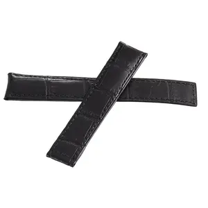 TAG Heuer Men's 20mm x 18mm Black Leather Watch Band Strap