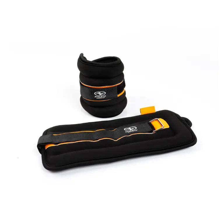 Athletic Works Comfort-Strap Weights 5lb Set for Ankles & Wrists Fully Adjustable with Secure Fit for Enhanced Training