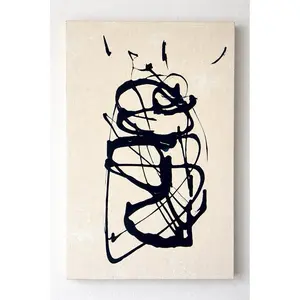 Paula Vedia — LOOP, Gestural Abstract Acrylic Painting, from the series Origen