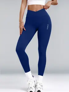 Women's Seamless Yoga Leggings, Four-Way Stretch Fabric, Abdominal Shaping, All-Season Wear, Fitness Yoga Pants, High Waisted Leggings, Seamless Gym Leggings, Sports Leggings, High Waist Activewear, Shaping Workout Leggings