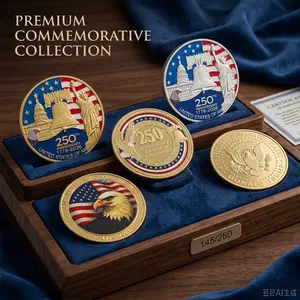 US 250th Independence Anniversary 5-Piece Limited-Edition Historical Collection Gift Set (1776-2026 Commemoration, Festive Party Supply)