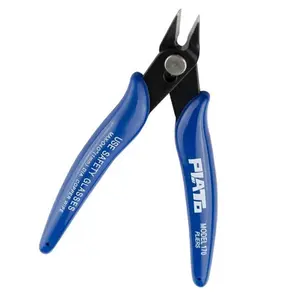 5 Inch Micro Wire Cutters, Precision Mini Flush Cutters and Clean Cut Pliers for Electronics, Model, Jewelry, Model Kits With protective cap