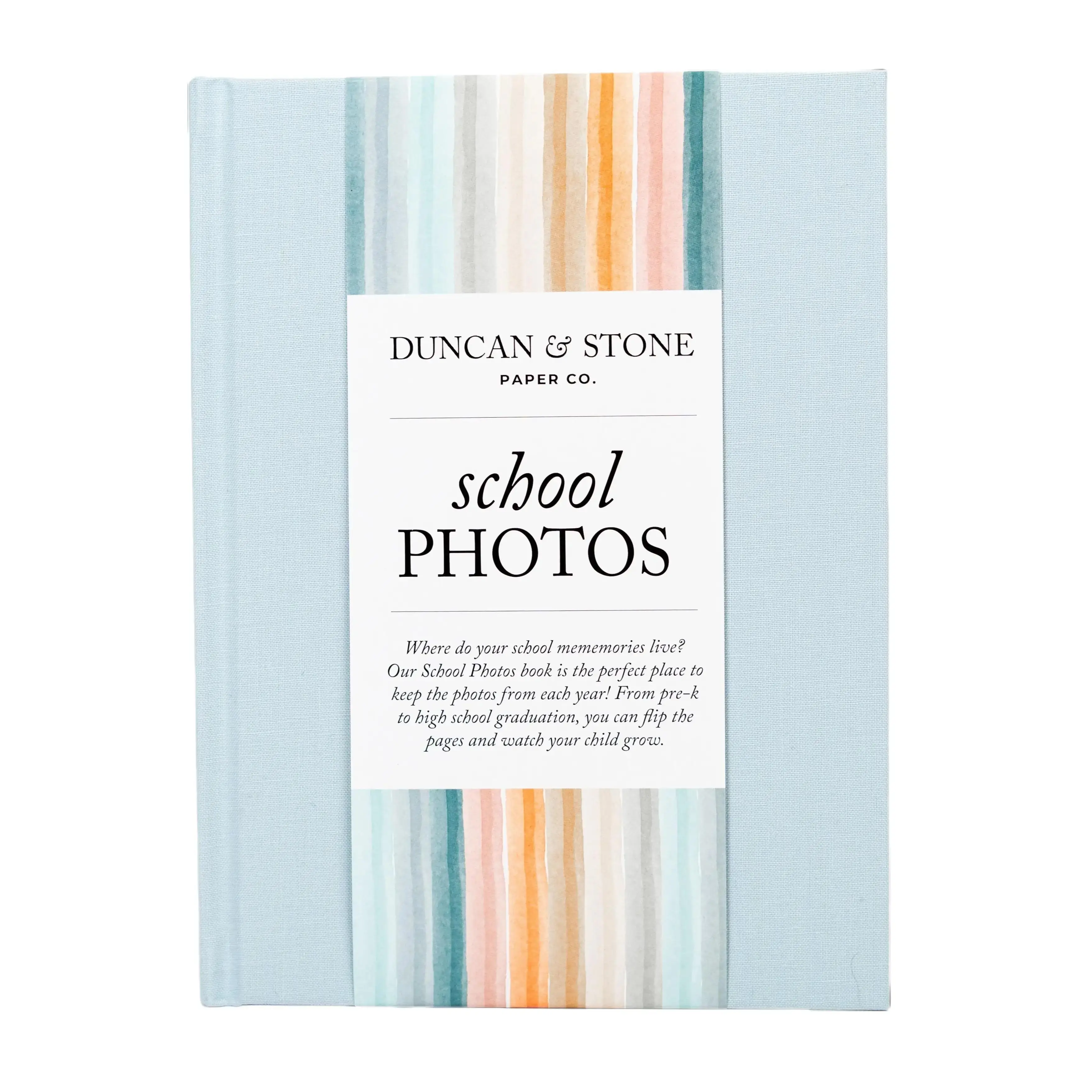 School Photos Book | Keepsake Journal to Organize & Preserve School Pictures from Preschool to 12th Grade