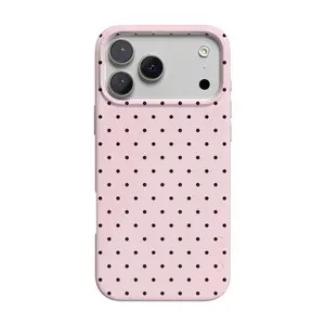 Casely iPhone 17 Pro Max Case | On the Dot | Pink Polka Dot | Compatible with MagSafe | Classic Ultra Thin Design