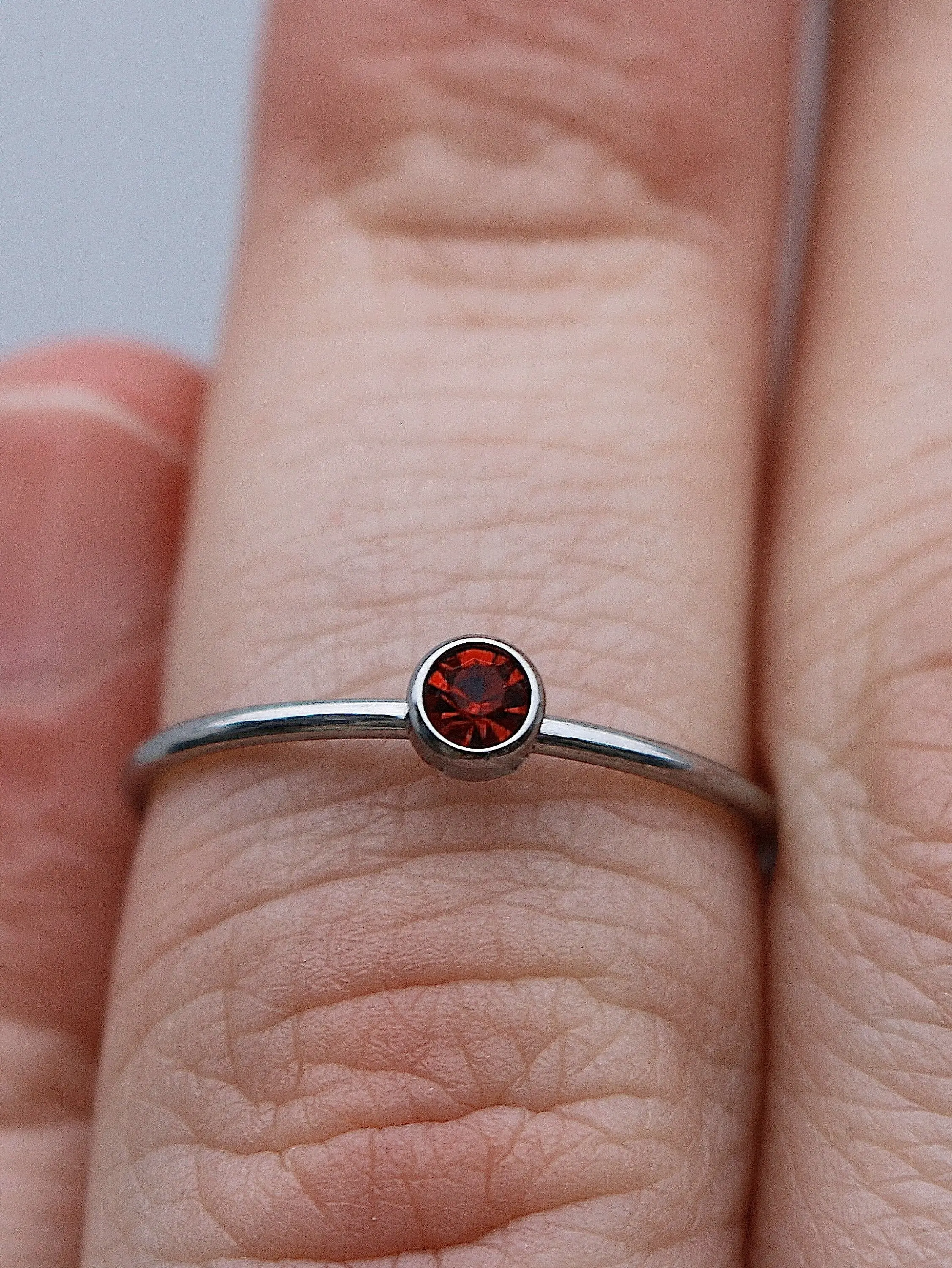 January Birthstone Ring