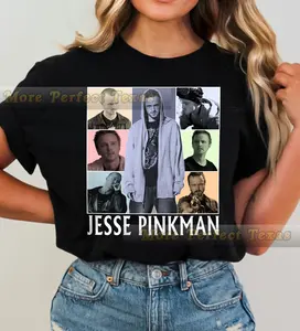 Jesse Pinkman 2 T-Shirt Black Retro Tee Vintage Shirt