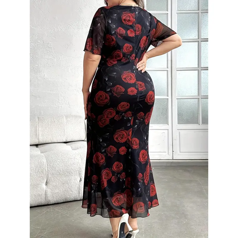 plus size red formal gown - TikTok Shop
