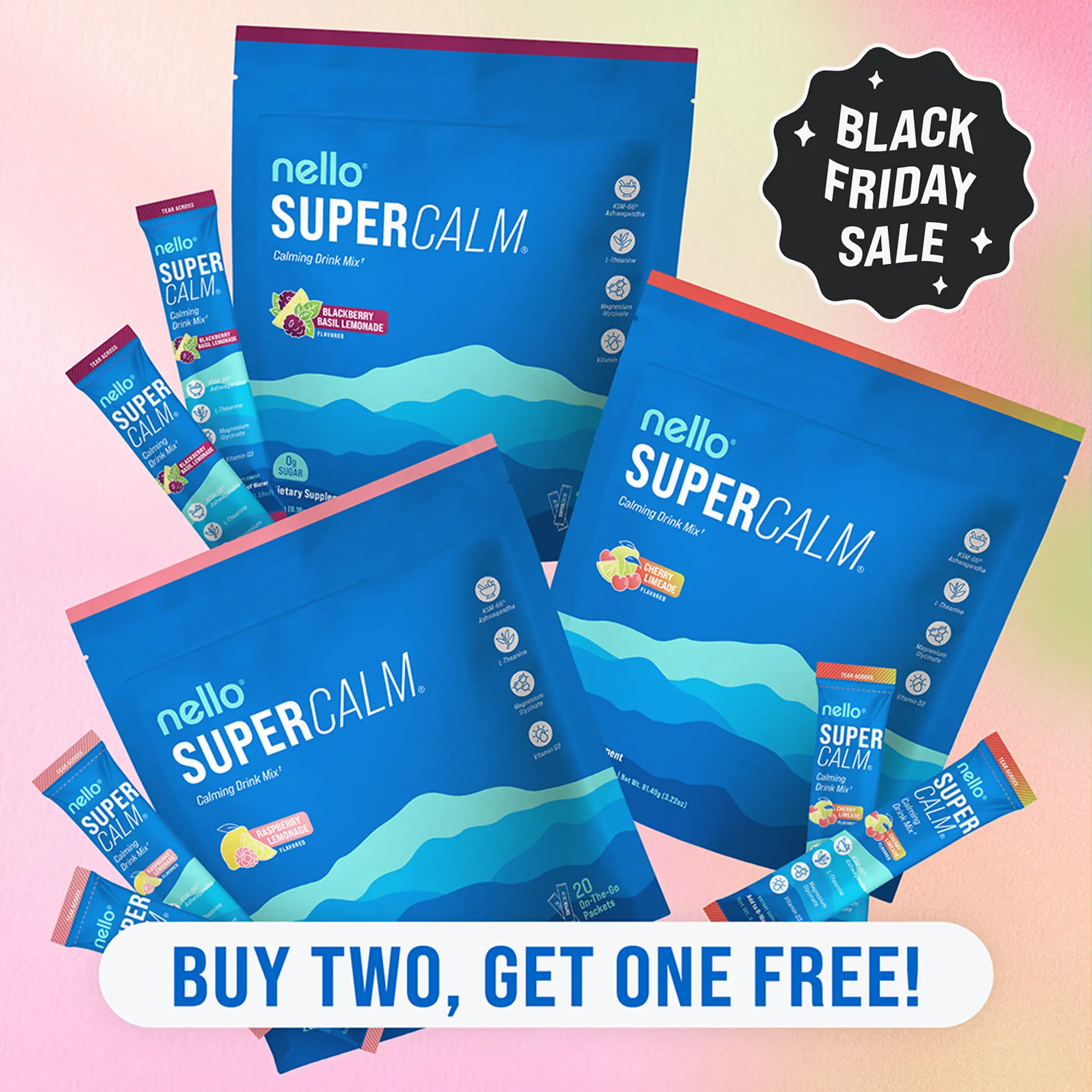 Blackberry Lemonade + Cherry Lime + Rasp Lemonade