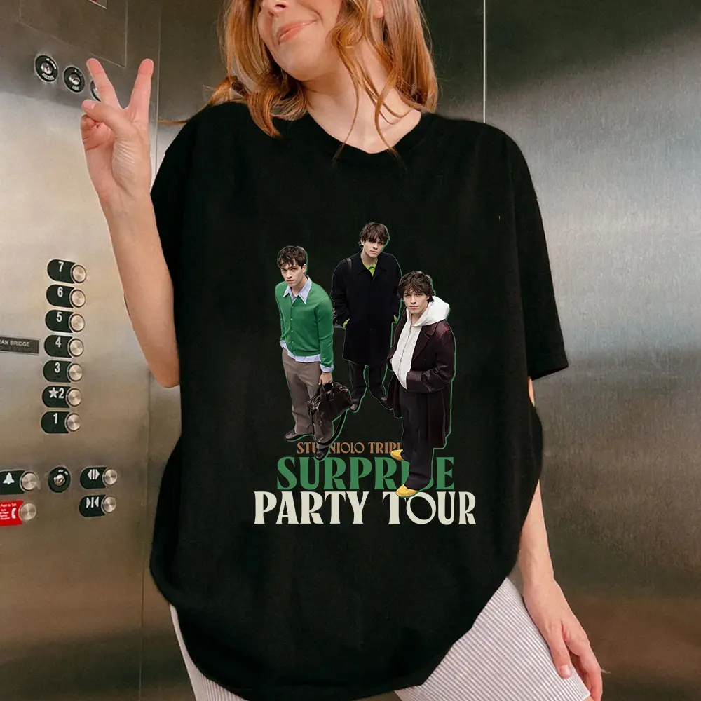 Sturniolo Triplets Tshirt, Suppr1se P4rty Tour Shirt, Chris Matt Nick Sturniolo Tee, Gift For Her