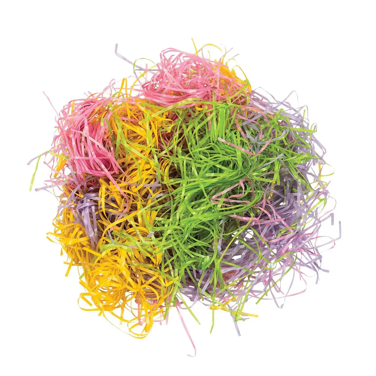 Multicolor Easter Grass Set - 12 Pc, Festive Party Event Props for Photo Decoration, Disposable Home Party Supplies