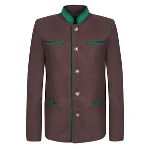 Men's Austrain Wool Jackets | Traditional Tyrol Loden Blazer | Oktoberfest Custom Jacket | German Bavarian Jackets| Perfect for Special Occasions