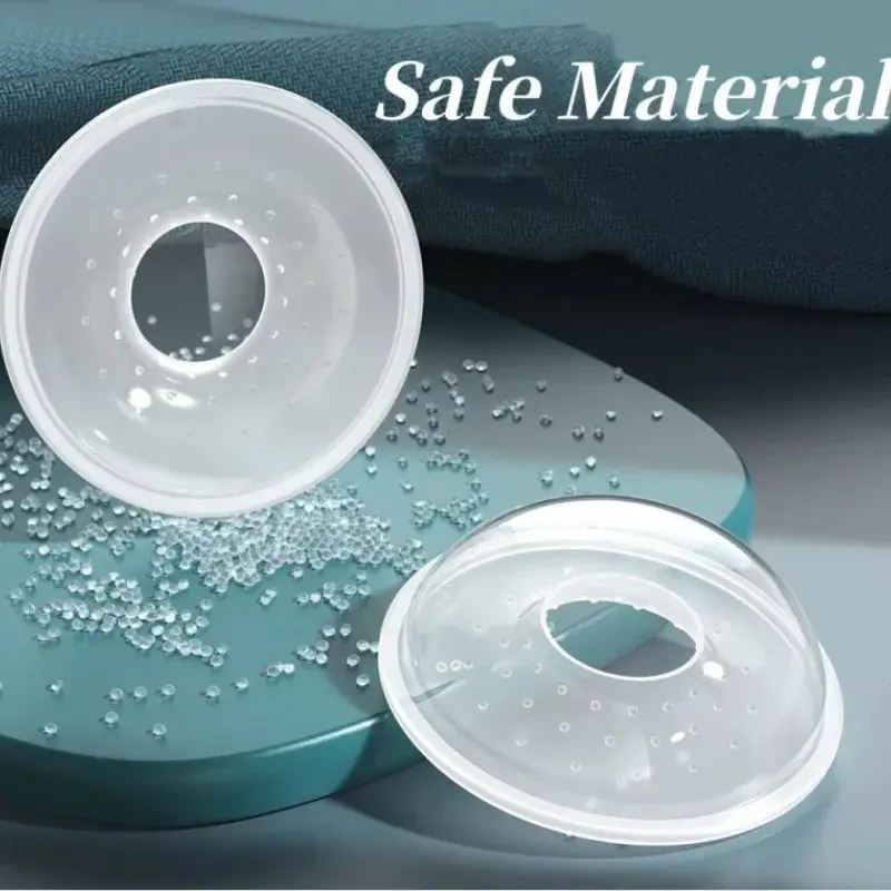 Wearable Breast Pump Silicone Milk Collector, Hands-Free Maternity Breastfeeding Device for Moms, Comfortable and Discreet Milk Collection Pumping System, Breastfeeding Supplies