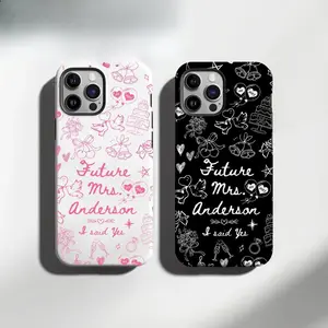 For IPhone 17 & Samsung Galaxy S24 Case, Custom Bride Wedding Design, "Going To The Chapel" Theme, Personalized Cover for Bride To Be