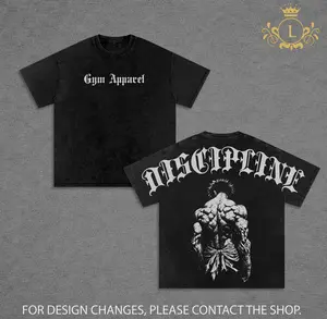 Limited Discipline Motivation Gym Shirt, Men’s Workout Washed T-Shirt, Gym Tank Top, Muscle Tank, Sleeveless Training Shirt, Soft Cotton Fitness Top, Washed Hoodie, Motivational Gym Wear Gift