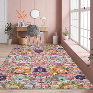 Velvet + Soft and Comfortable Bohemian Retro Traditional Pattern Printed Carpet, Home Decoration Carpet, Large Living Room Carpet, Sofa Cushion, Door Mat, Coffee Table Mat, Bedroom Carpet, Bedside Carpet