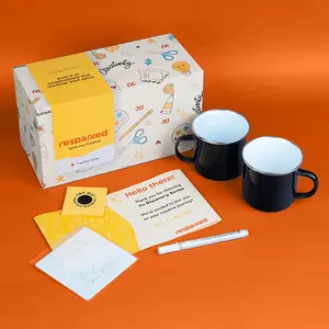 Resparked Engrave Camping Mugs Project Kit - Create Personalized Drinkware with Clear Instructions & Practice Materials - Perfect for Gifting or Personal Use