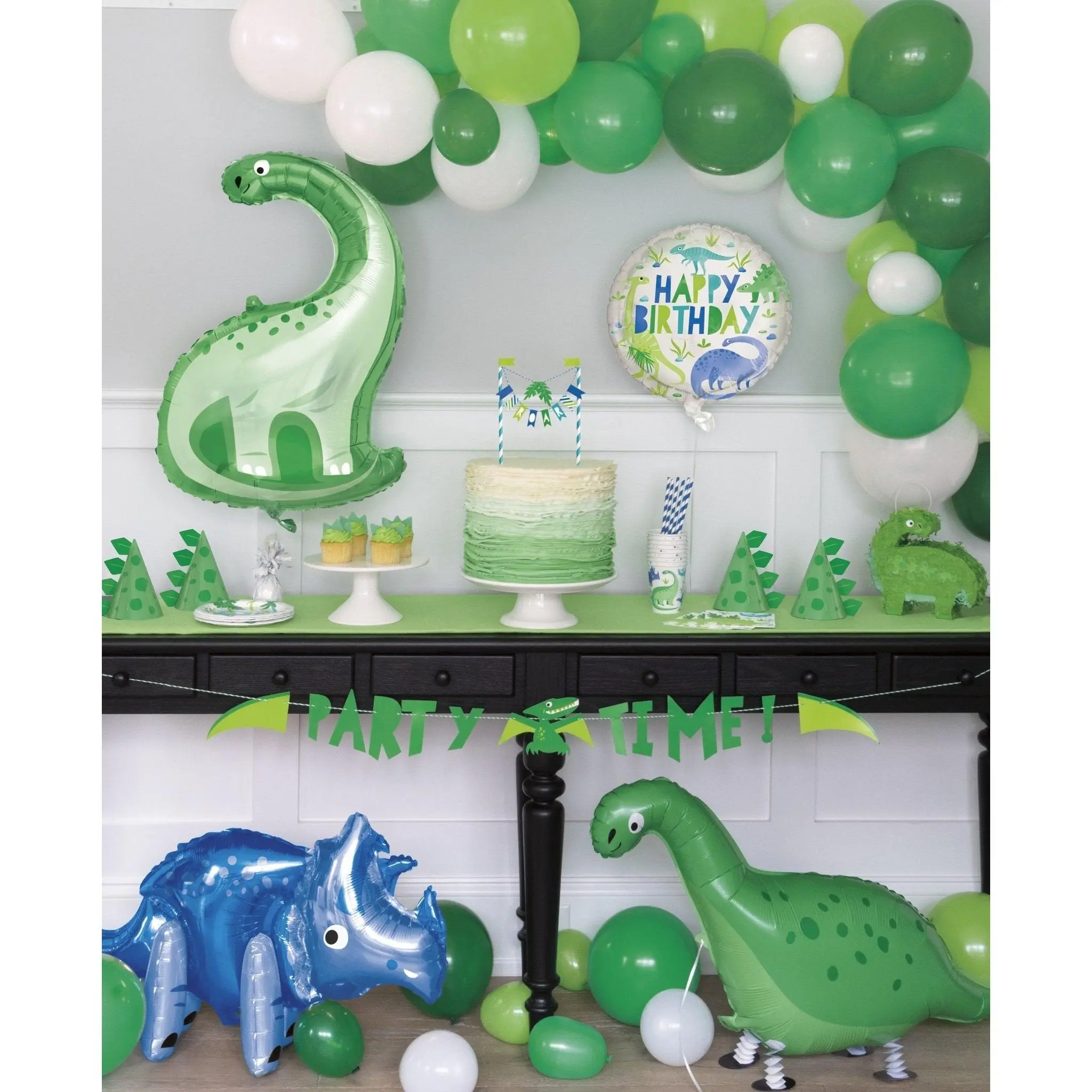 Jumbo Green Brachiosaurus Dinosaur Balloon