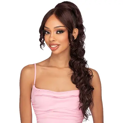 Ponytail with Bangs Curly Hair TikTok Shop