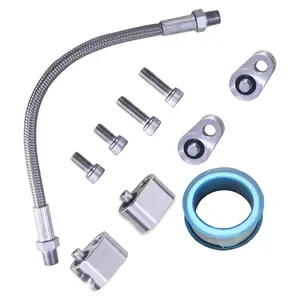 MSCRP LS Throttle Body Bypass Hose kit LS Coolant/Steam Port Crossover Hose Kits