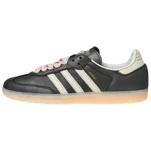 Adidas Originals Samba OG Women's Low-Top Skate Shoes in Black and Pink, Comfortable and Durable Trending Shoes, House White Official Shoes to Get / Maison Mihara