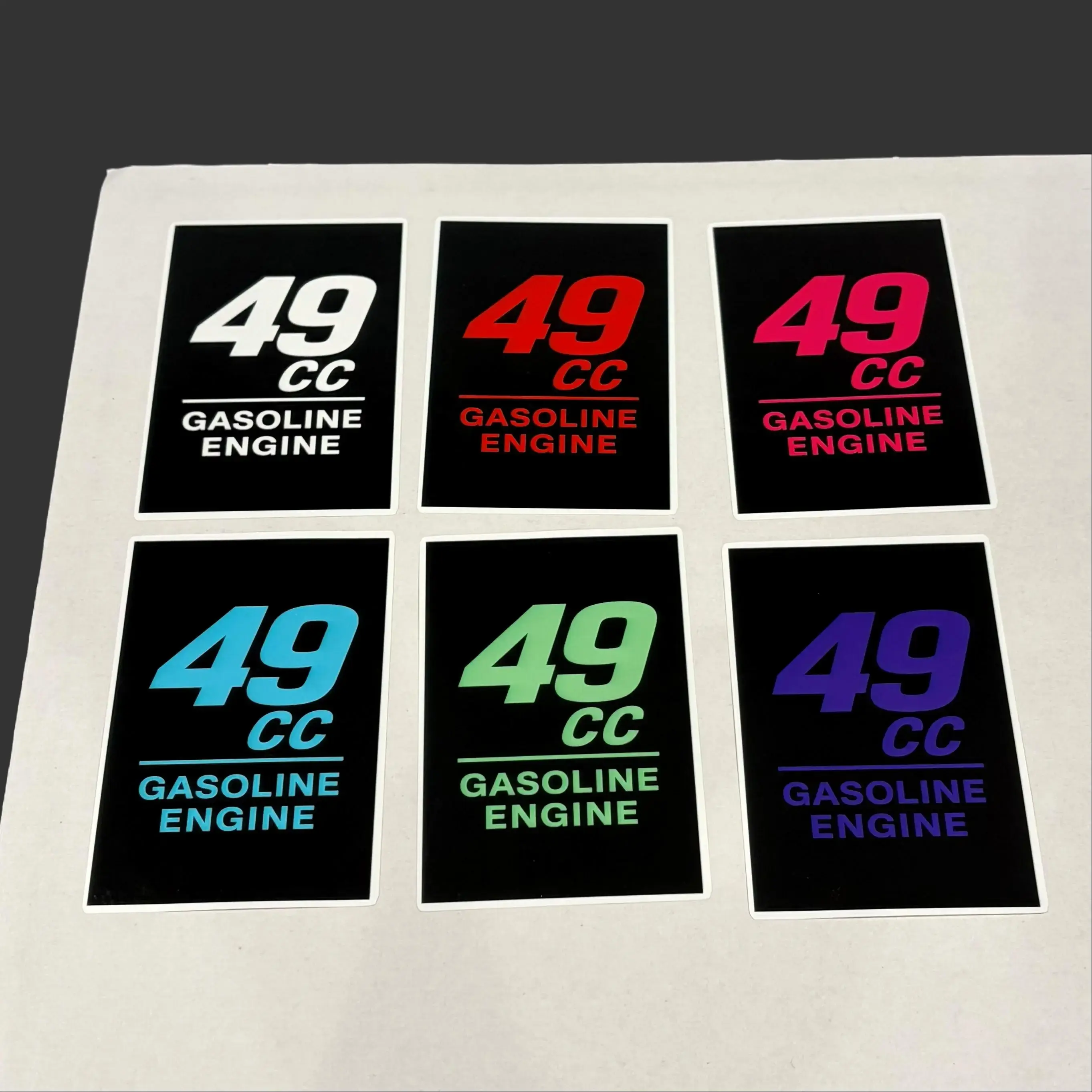 Electro Moto Designs - 49cc Gasoline Engine Stickers