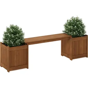 FG16011 Penang Hardwood Flower Box, Brown