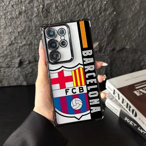 Premium Glossy Finish Phone Cover Sporty Vibes Design For Samsung Galaxy S25 S24 S23 S22 PLUS ULTRA FE iPhone 17Pro Max Air 16 15Plus 14 13 12 11 XR XS  Anti Drop Electroplated Frame Trendy Streetwear .NN158