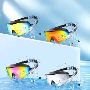 Swim Goggles for Adults- Anti-Fog Full-Coverage, 3-Color UV Lens, Waterproof Earplugs & Nose Clip, Fit Outdoorfun