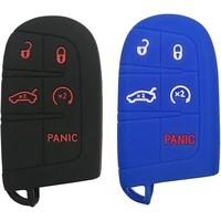 Black with Red + Blue