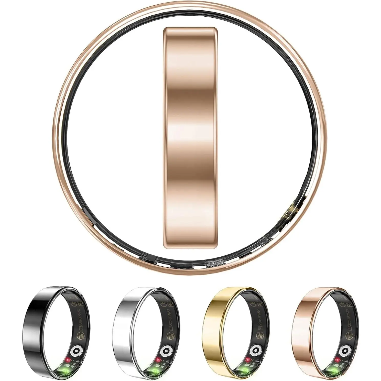 Ultra-thin Smart Ring Health Tracker for Women Men, Sleep Tracker  display picture 1