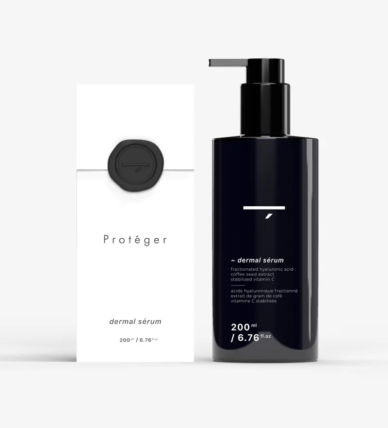 Dermal Sérum - 7oz Hyaluronic Acid, Vitamin C, Caffeine Serum for ALL of your skin