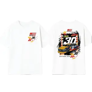 Cleetus Mcfarland #30 Kenetti Daytona 2025 Racing T-Shirt, Pjr Team Graphic Tee, Unisex Motorsport Shirt, Gift for Fans, for Him or Boyfriend