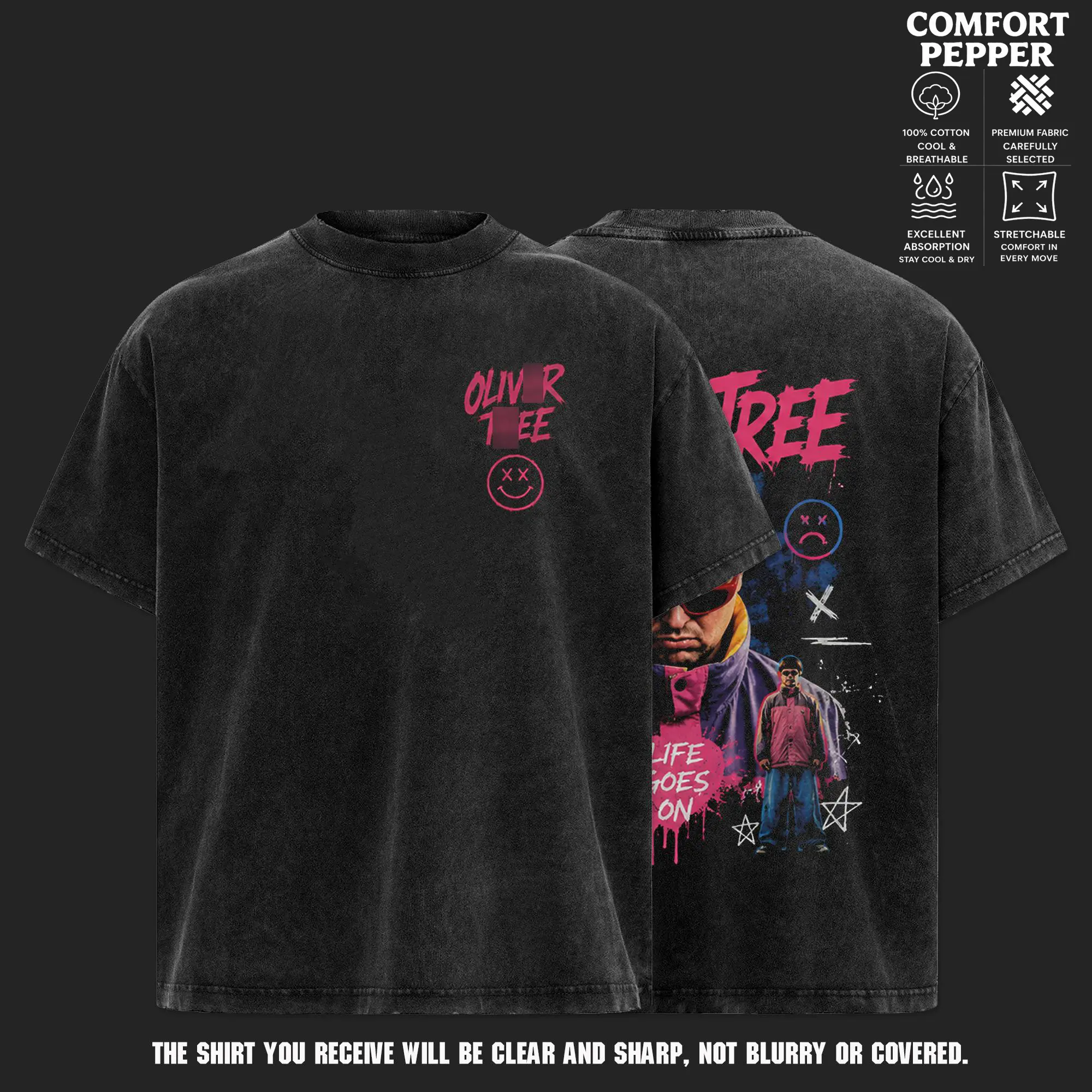 Oliv Tree Retro 90s Shirt, Oliv Tree Fan Shirt, Graphic Unisex Y2k Clothing, Washed Heavy Cotton Tee, Indie Pop Music Lover Gift, Classic Graphic Apparel