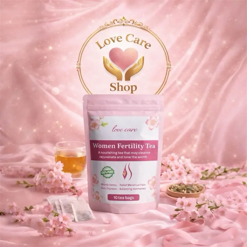 Derasine Fibrom, kit Kist, Vant Fèmal tromp bouche e fasilite w ansent 100% natirel 10 bags Tea Natural