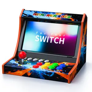 APTGAME Switch Arcade Stick for Nintendo Switch/OLED/Switch 2,Retro Arcade Machines for Home and Arcade Gaming Cabinet Stand for Street Fighter-Screenshot Version - No Voice(Screen Not Included)