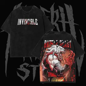 Retro 2000s Comic Invincible Battle Beast Graphic T-Shirt Collection – Premium Cotton Vintage Animated Style Washed Tee, Soft Breathable Oversized Streetwear Shirt Unisex, Gift for Him, Gift for Fan