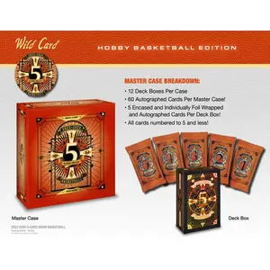 2023-24 Wild Card Five Card Draw Basketball Hobby Box