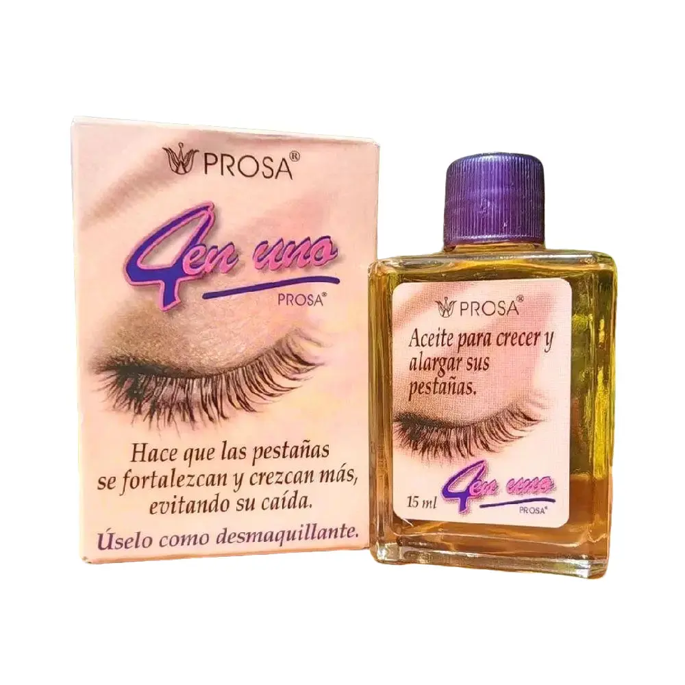 prosa clothing 4in1 Eyelashes Enhancer Oil, Nourishing Treatment for Longer, Fuller, Thicker Lashes - For Men and Women
