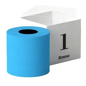 Blue Toilet Paper 3 ply Gift Box 1 Roll 140 Premium Quality sheets