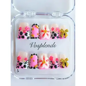 【DUCK TIP COLLECTION】vosplends 10PCS Handmade y2k duckbill nails，acrylic press on nails，reusable nails，Festive creative nail art Nail Art Setblack friday deals#creative nail art