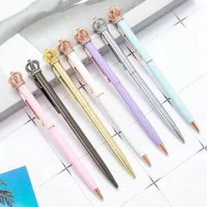 Crown Pen, Cartoon Crown Ballpoint Pen, Ideal for School, Office, Signatures, Stationery, Gifts, Christmas Presents, Festive Writing Tool