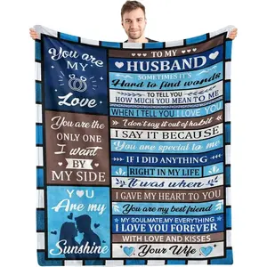 Great Dad Blanket | Perfect Anniversary Birthday Father's Day Gift | Soft Throw for Mom Uncle Aunt Grandpa Grandma Son | Family Love